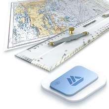 Last inn bildet i Galleri-visningsprogrammet, Parallellforskyver og sjøkart til båtførerprøven