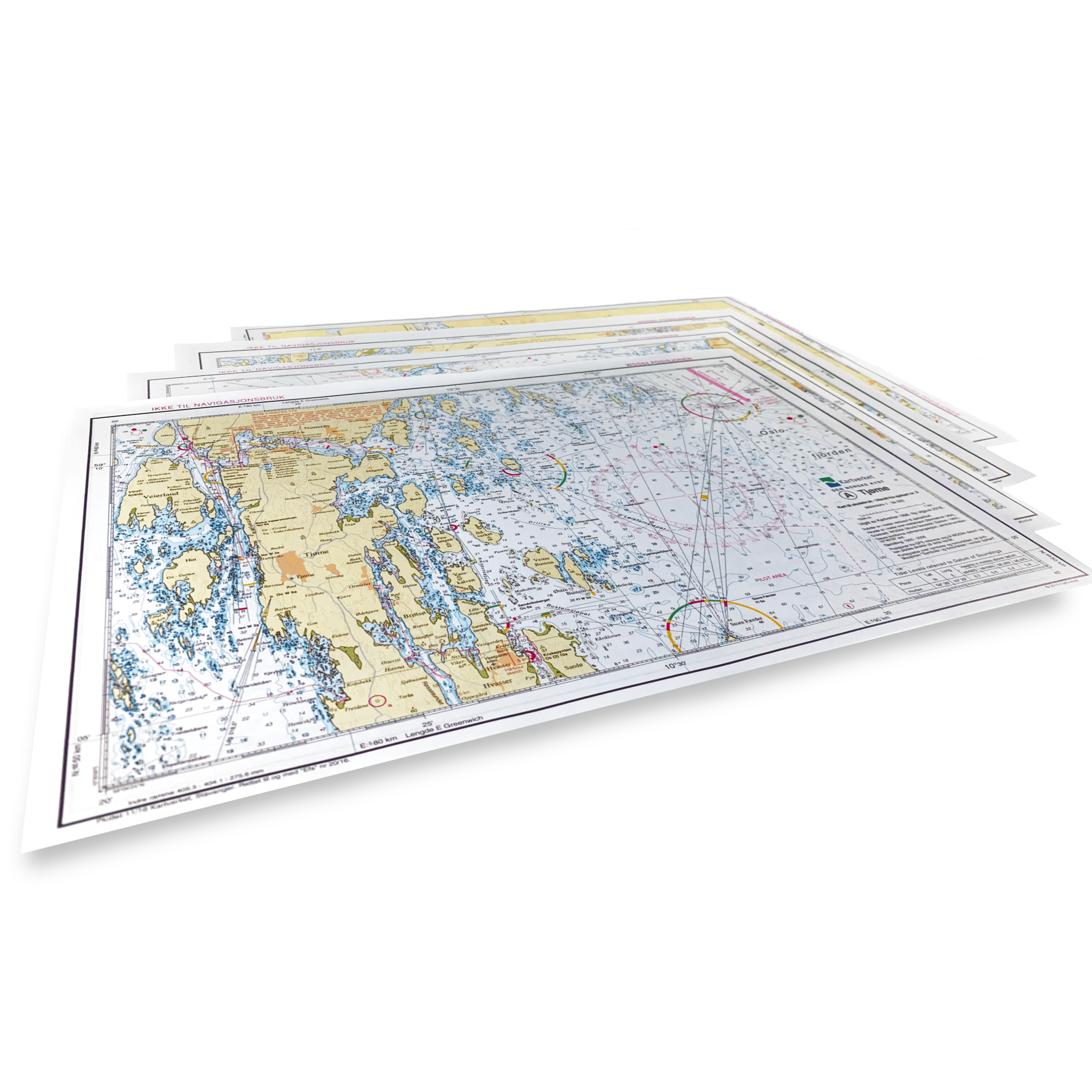 Sjøkartene til båtførerprøven